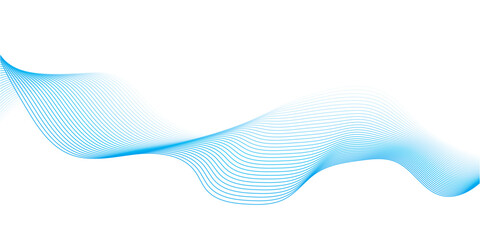 Abstract wave line flow energy soundwave dynamic vector curve frequency abstract digital blue grid gradient line texture background.
