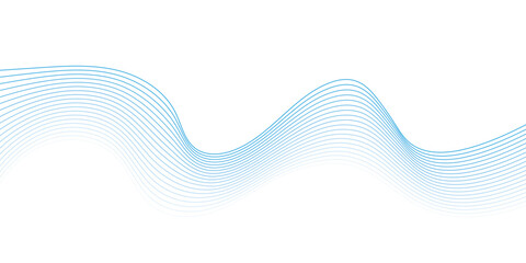 Abstract wave line flow energy soundwave dynamic vector curve frequency abstract digital blue grid gradient line texture background.