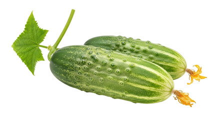 Isolated Cucumbers