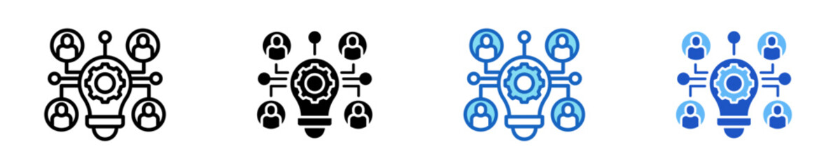 Shared Innovation  Icon Set Multiple Style Collection