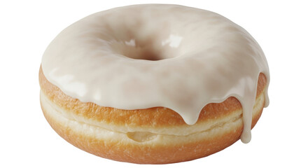 Isolated Glazed Donut