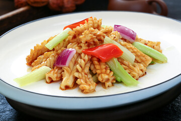 Chinese cuisine, Cantonese cuisine, XO sauce stir fried squid