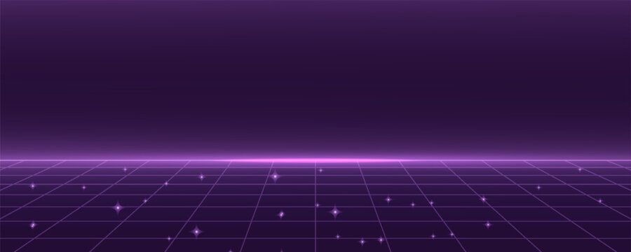 LEVEL UP. pixel art .8 bit game. retro video game. for game assets.	
Retro Futurism Sci-Fi Background. glowing neon grid and star from vintage arcade computer games
