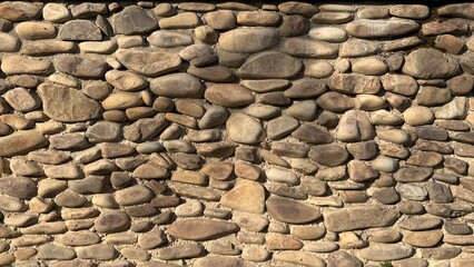 Smooth stone wall texture background