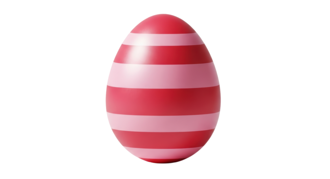 Isolated Easter Egg