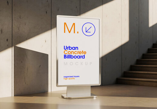 Advertising Billboard Subway Mockup