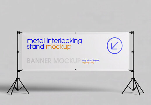 Metal Interlocking Stand Mockup
