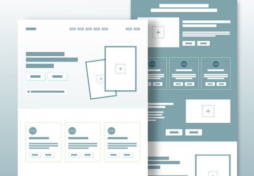 Ultimate Multipurpose Landing Page Wireframe Kit