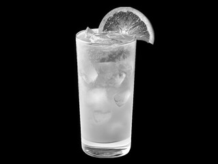 Glass with ice