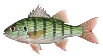 Isolated Perch Fish