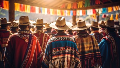 Andean Ponchos, Traditional Textiles - Cultural Heritage