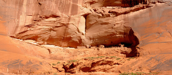 Surrounding Terrain, Cliffs, and Valley Canyon De Chelly Arizona