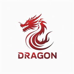 Modern Dragon Logo Design