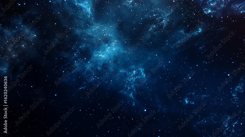 Wall mural abstract cosmos background. space dark background with fragment of our galaxy