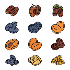 Variety of Dried Fruits