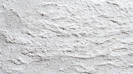 Fototapeta premium 白く乾いた砂や粉を思わせるザラザラとした質感の白い壁テクスチャ背景