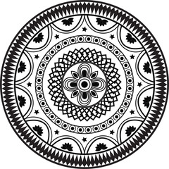 Mandala Coloring Design