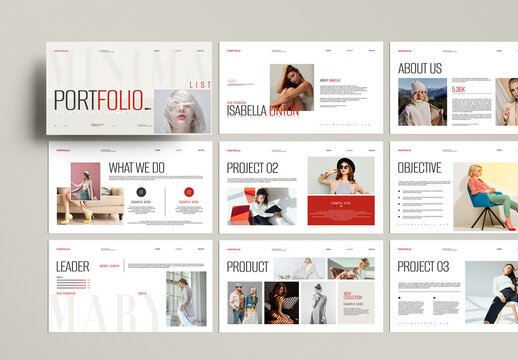 Minimal Portfolio Presentation Template