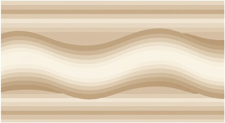 Obraz premium Subtle Beige Wave Abstract Background: Modern Minimalist Design for Branding and Website