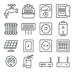 Celebration icons set with parade, festivity, music, dance, and party elements