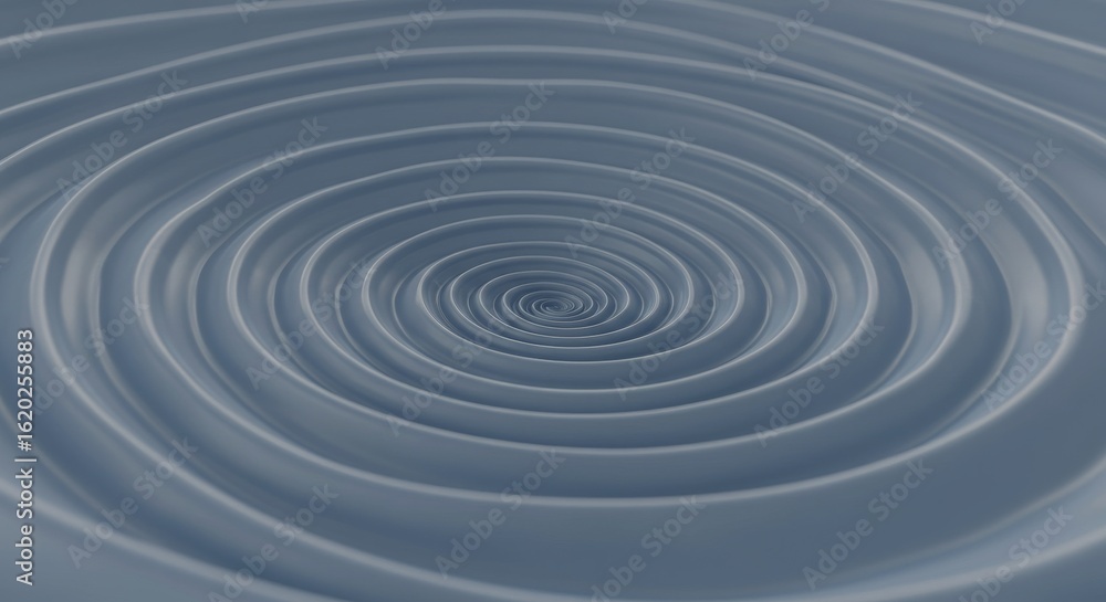 Poster serene blue spiral: abstract 3d render for website backgrounds and design