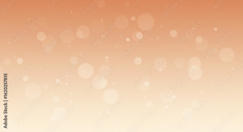 Poster peach and cream abstract bokeh background: soft, elegant design for websites and branding
