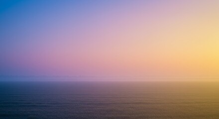 Fototapeta premium Misty Sunrise Over Lavender Fields: Serene Pastel Landscape Photography