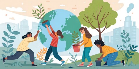 Celebrating International Youth Day with Unity and Environmental Action