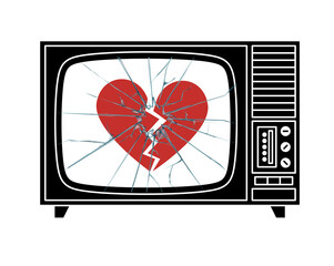 VECCHIE TV CUORE SPEZZATO 