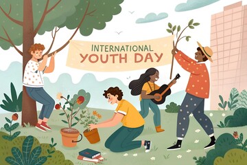 Celebrating International Youth Day with Unity and Environmental Action