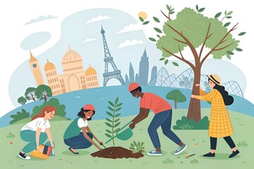 Celebrating International Youth Day with Unity and Environmental Action