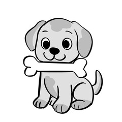 Cheerful Puppy Art for Kids