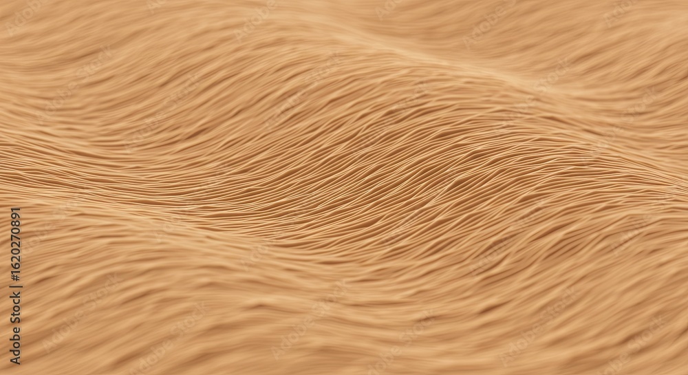 Poster abstract beige textured waves background: modern 3d render for design projects