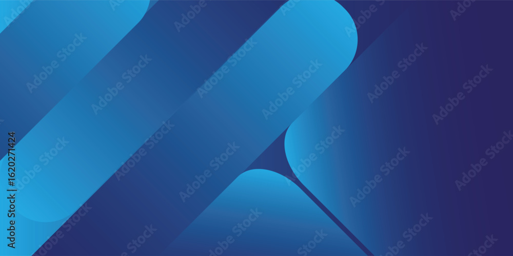 Poster abstract blue background with glowing geometric lines. modern blue gradient square shape design. fut