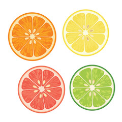 Sliced Citrus Fruits