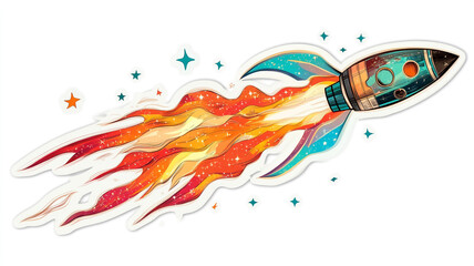 A Playful Rocket Blazing Trails Through the Universe of Creativity