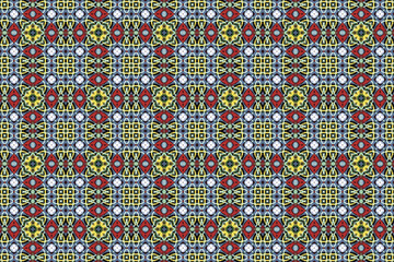 Seamless Shape Art Luxury Graphic Endless Decoration Background Geometric Tile Fashion Textile Template Wallpaper Visual Cloth Interior Design Perspective Texture Digital Fabric Symmetric Pattern.