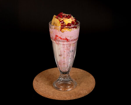 Assortment of Delicious Frappes and Milkshakes on Plain Background
