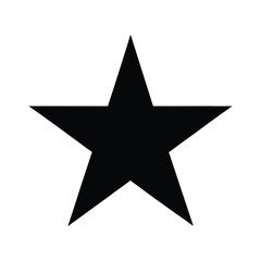star icon silhouette vector