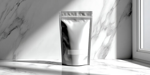 Silver Skinceuticals Tube on Marble Surface

