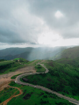 Beautiful Landscapes of Munnar with Tea Plantations &ndash; Aerial and Ground View