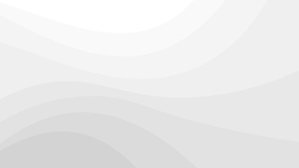 Abstract white gray wave background with modern line smooth texture for luxury graphic design element