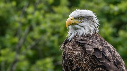 Obraz premium Close-up of an american bald eagle.