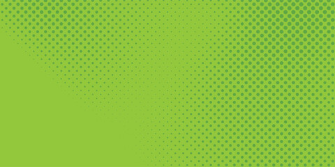 green pop art background in retro comic style with halftone dots modern dot