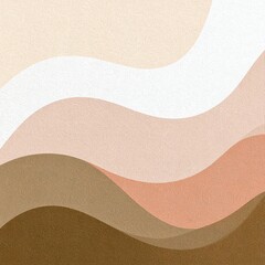 Soft abstract background with wavy shapes in earthy tones, ideal for modern design, branding, or digital presentations.