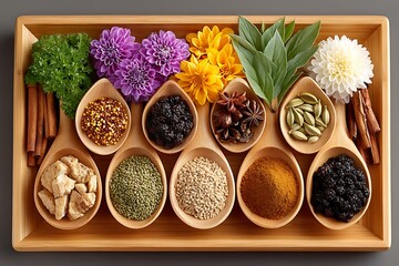 Seasoning mix spice display high resolution picture