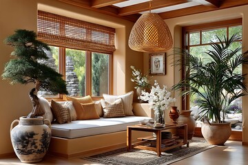 Serene modern interior daylighting high resolution picture