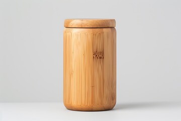 Smooth bamboo storage cylinder high resolution picture