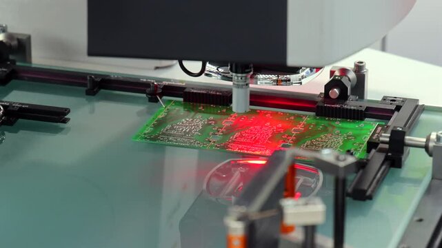 Automatic Pcb Control Test Scanning Equipment Electronic Process