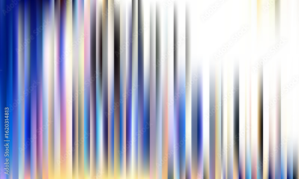 Poster fractal glass gradient vector texture. reed vertical lines patterned glass, overlay with transparent